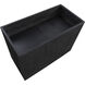 Leilani Black Outdoor Planter